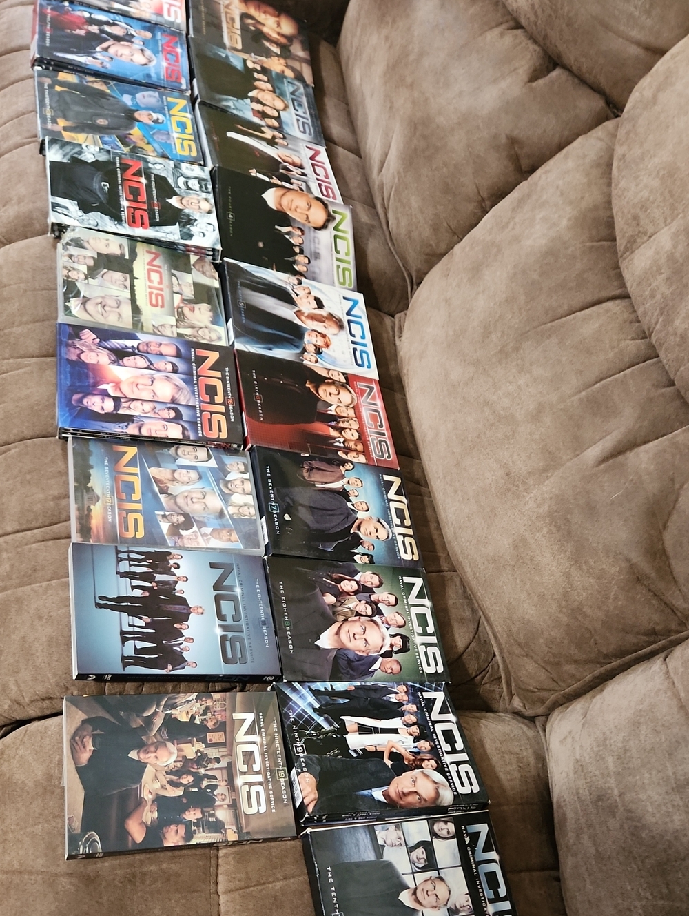 NCIS DVD Box Set Collection Seasons 1-19 - Black & Multicolor Covers